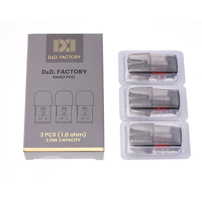 ナノポッド /D&D.FACTORY NANO POD 3PCS(1.0ohm)